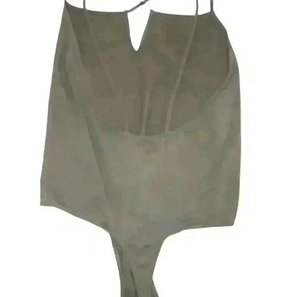 Free People Intimately Army Green BodySuit size Medium Size Large Exc Con - Picture 3 of 6